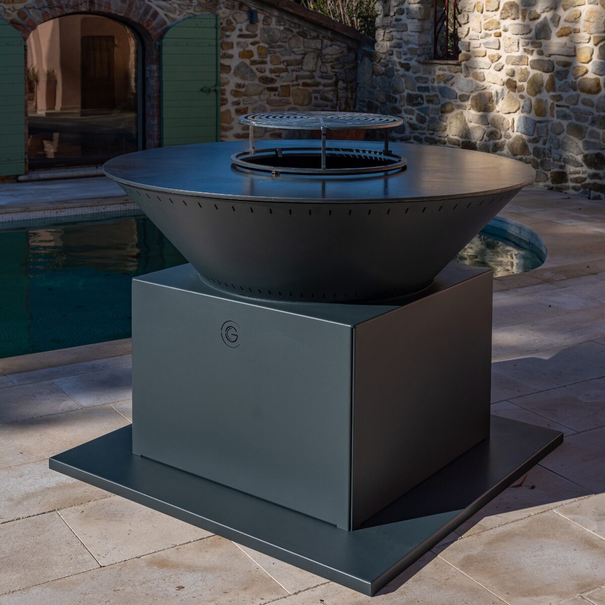 Brasero aluminium double cuve - Le Festif