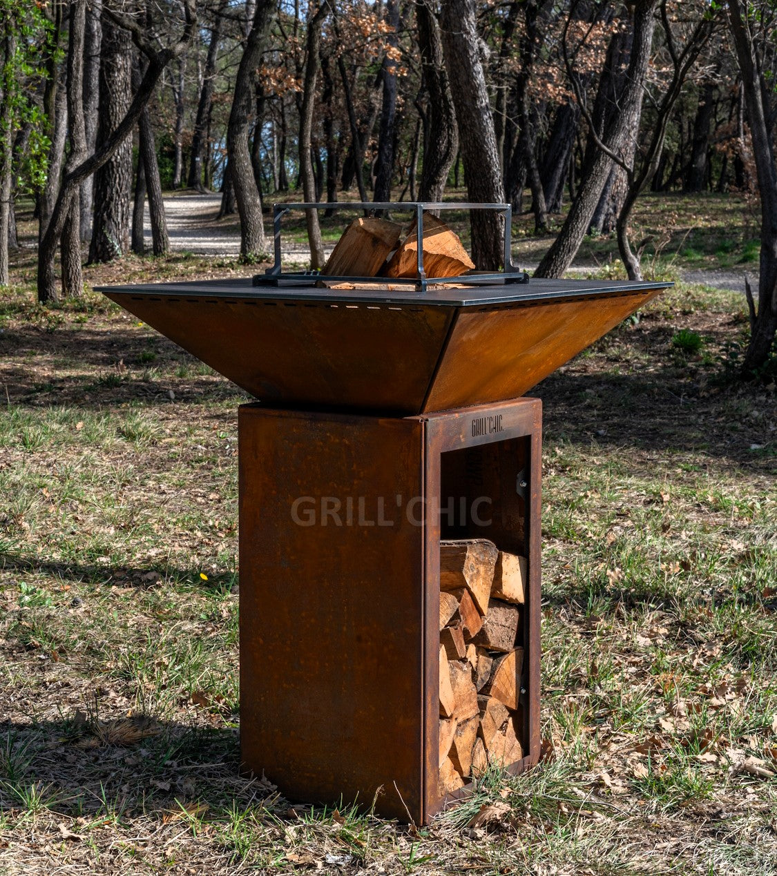 Brasero Corten Simple Cuve - Cévenol